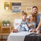 Farmhouse Home Decor Family Wall Decor for Living Room Thankful Grateful Blessed Wall Decor 16"x5" Blessed Sign Kitchen Wall Art